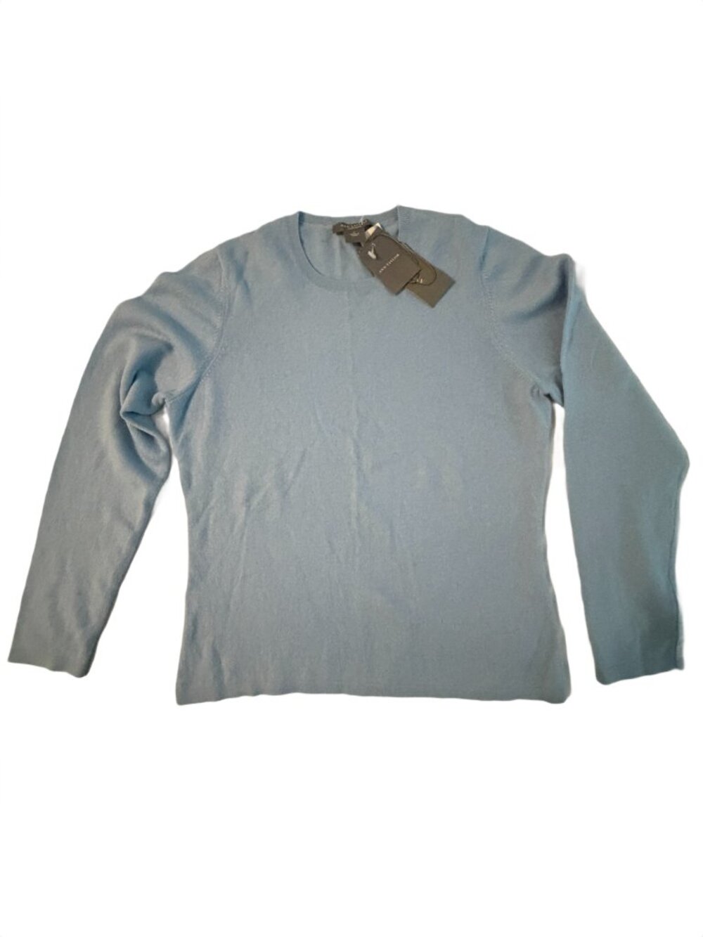 Ann Taylor Women’s Cashmere Crewneck Sweater Baby Blue Large